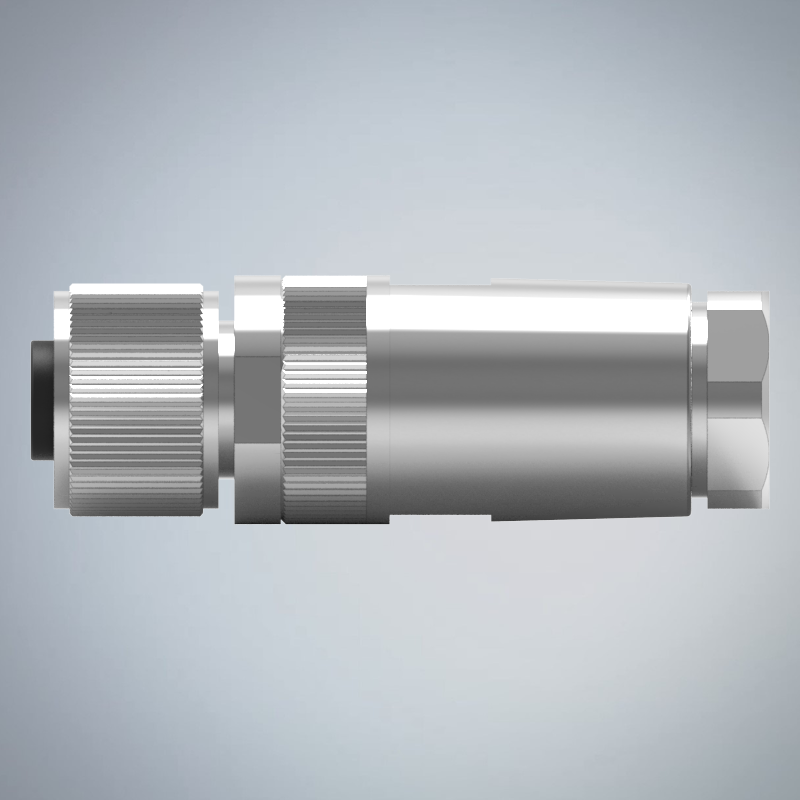 M12-2P(F)A CODE金屬組裝式防水連接器(右上左下)_HGF2-M1202P-53-11