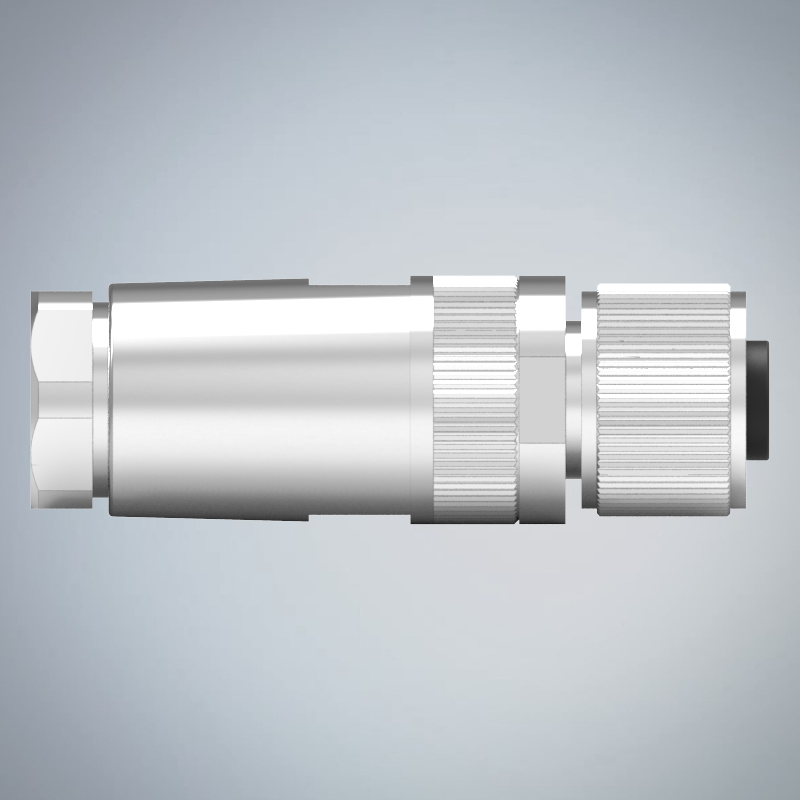 M12-2P(F)A CODE金屬組裝式防水連接器(右上左下)_HGF2-M1202P-53-11