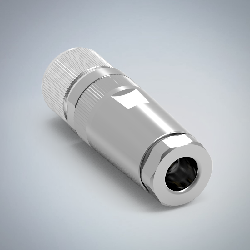 M12-3P(F)A CODE金屬組裝式防水連接器(左塞孔)_HGF2-M1203P-53-11