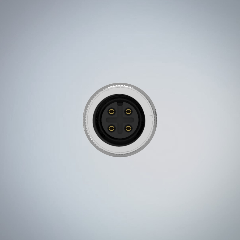 M12-4P(F)A CODE金屬組裝式防水連接器_HGF2-M1204P-62