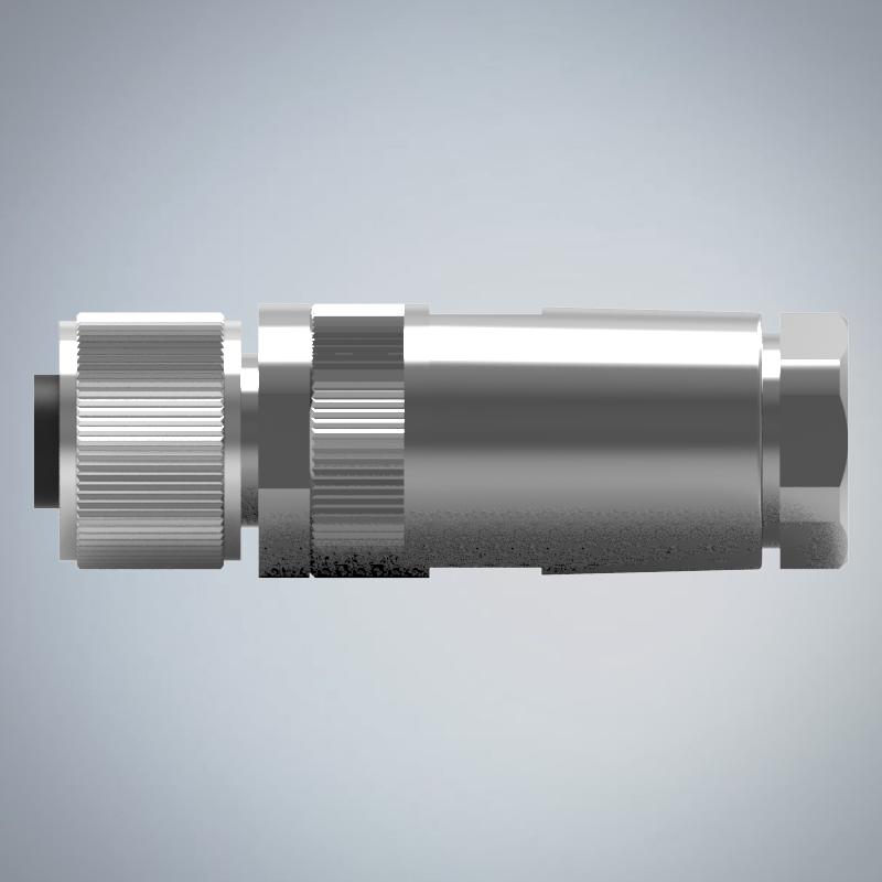 M12-4P(F)A CODE金屬組裝式防水連接器_HGF2-M1204P-62
