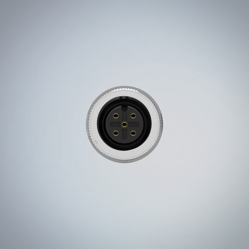 M12-5P(F)A CODE金屬組裝式防水連接器_HGF2-M1205P-73