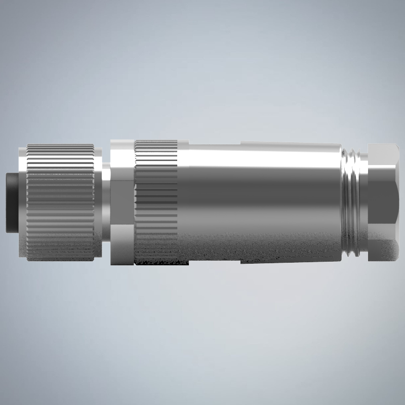 M12-6P(F)金屬組裝式防水連接器(下塞孔)_HGF2-M1206P-93-11