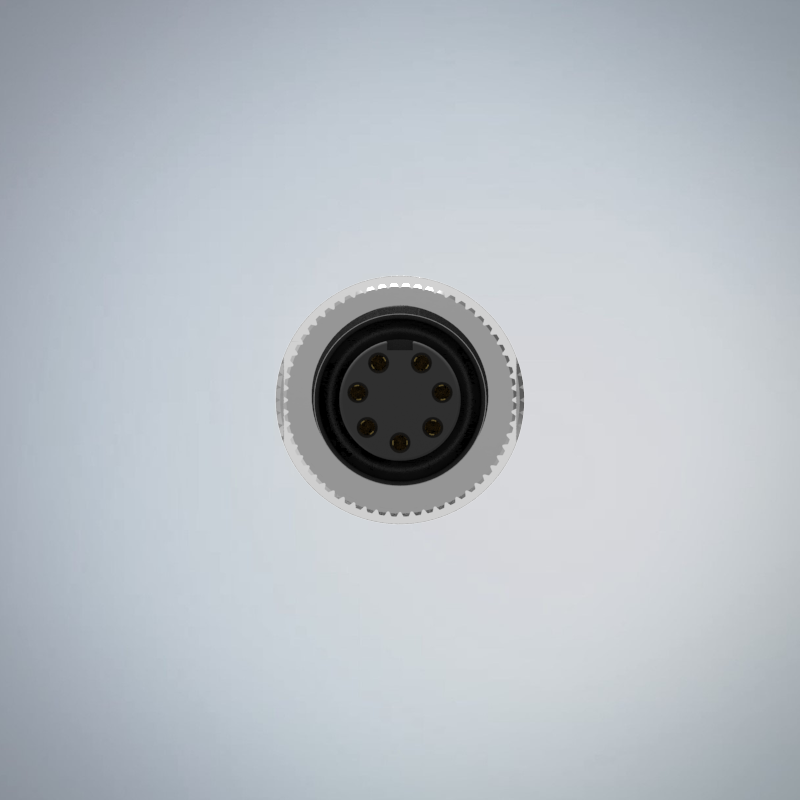 M12-7P(F)A CODE金屬組裝式防水連接器_HGF2-M1207P-24-11