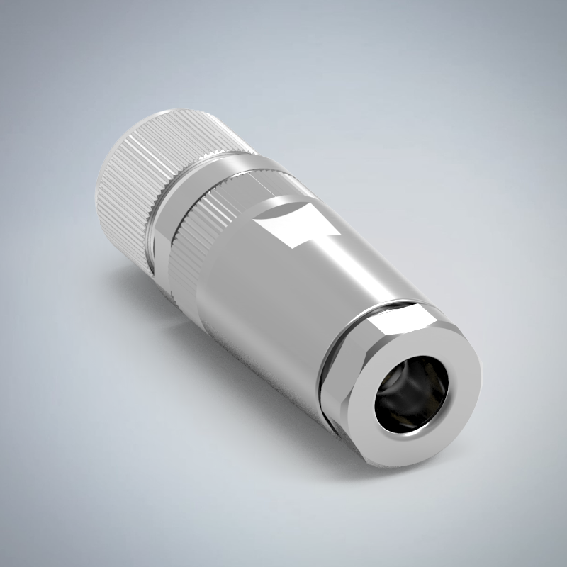 M12-10P(F)A CODE金屬組裝式防水連接器_HGF2-M1210P-08-11