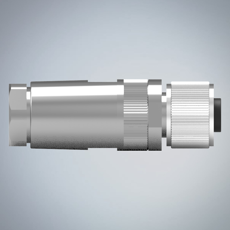 M12-10P(F)A CODE金屬組裝式防水連接器_HGF2-M1210P-08-11