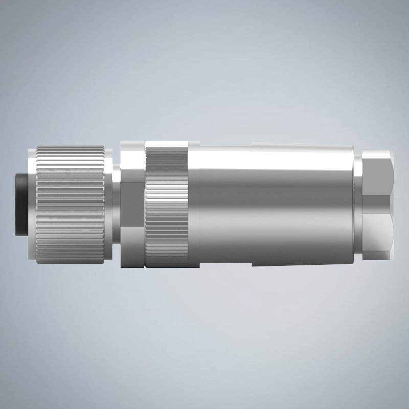 M12-12P(F)A CODE金屬組裝式防水連接器_HGF2-M1212P-04