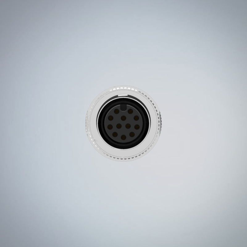 M12-12P(F)A CODE金屬組裝式防水連接器_HGF2-M1212P-04