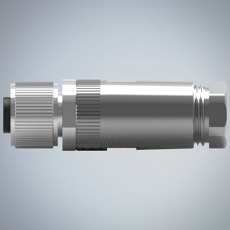 M12-17P(F)A CODE金屬組裝式防水連接器_HGF2-M1217P-11-11