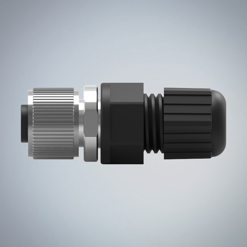 M12-3P(F)A CODE塑膠組裝式(大電流)