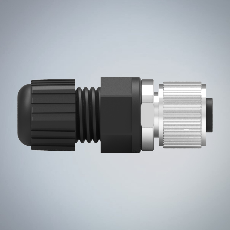 M12-4P(F)A CODE塑膠組裝式防水連接器_HGF2-M1204P-199-11