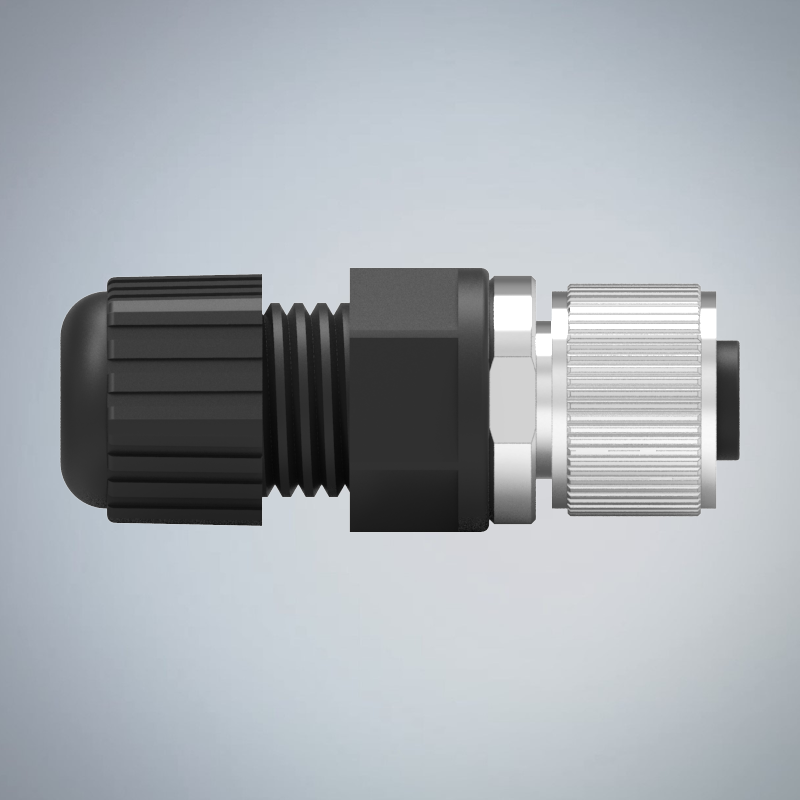 M12-5P(F)A CODE塑膠組裝式防水連接器_HGF2-M1205P-156-11