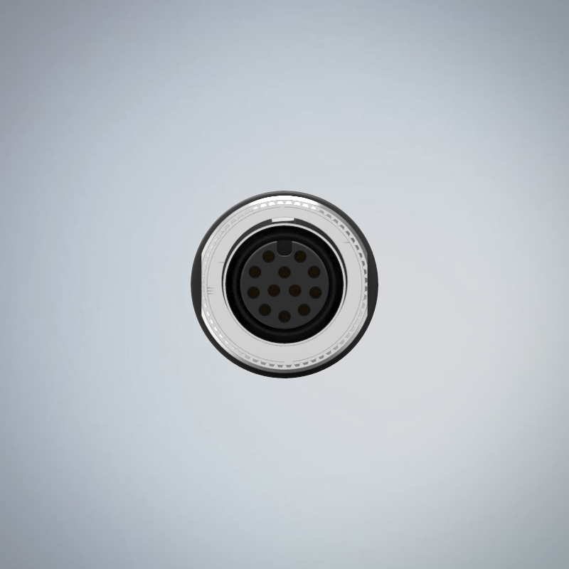 M12-12P(F)A CODE塑膠組裝式防水連接器_HGF2-M1212P-39-11