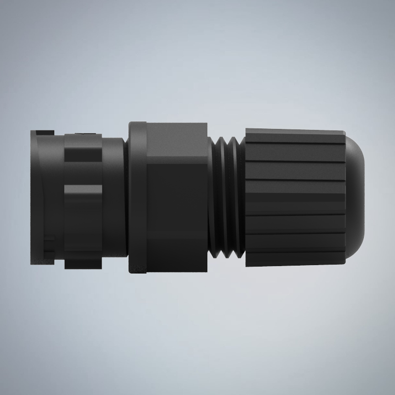 D SIZE-4P(M)快鎖半牙組裝式防水連接器_HGM2-DS04P-165-11