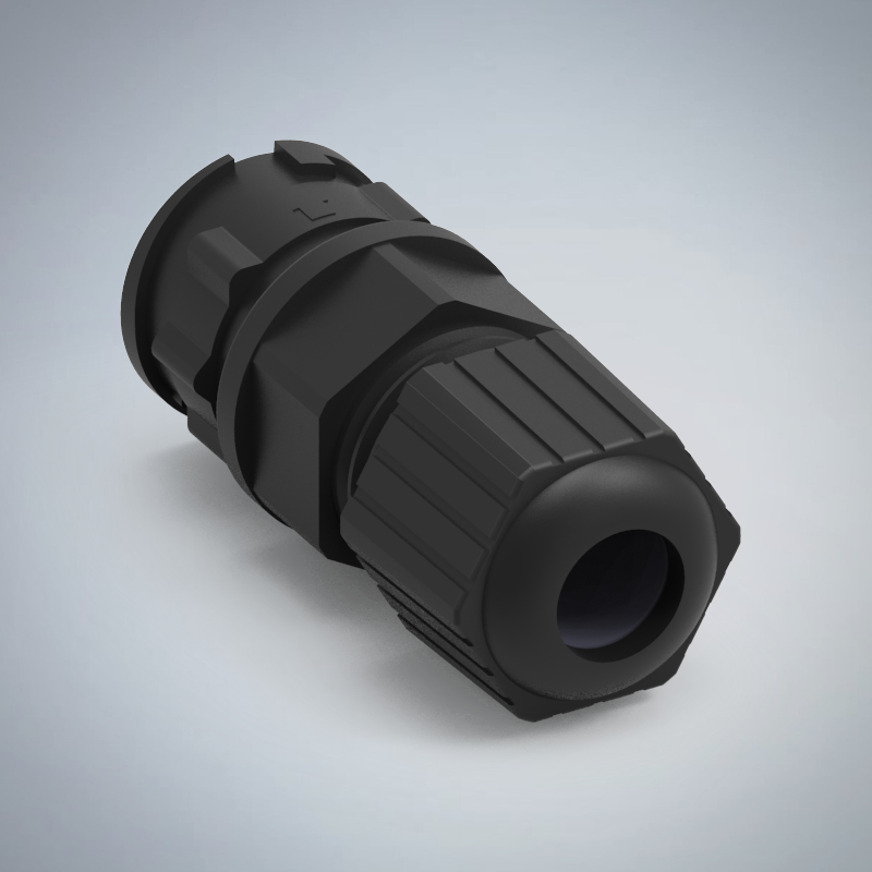 D SIZE-18P(M)快牙半牙組裝式防水連接器_HGM2-DS18P-19-11