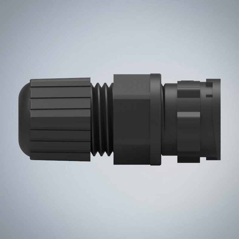 D SIZE-18P(M)快牙半牙組裝式防水連接器_HGM2-DS18P-19-11