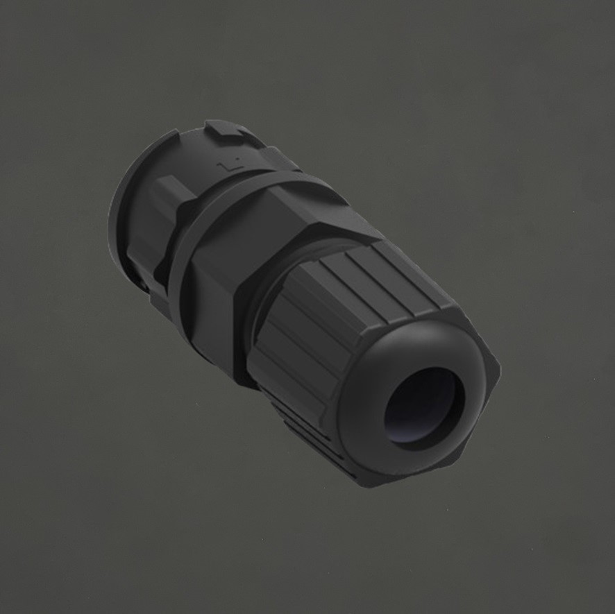 D SIZE-18P(M)快牙半牙組裝式防水連接器_HGM2-DS18P-19-11
