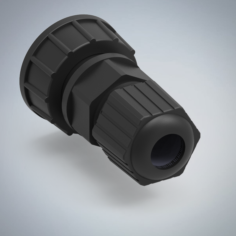 D SIZE-18P(F/M)螺牙全牙組裝式防水連接器_HGM2-DS18P-17-11