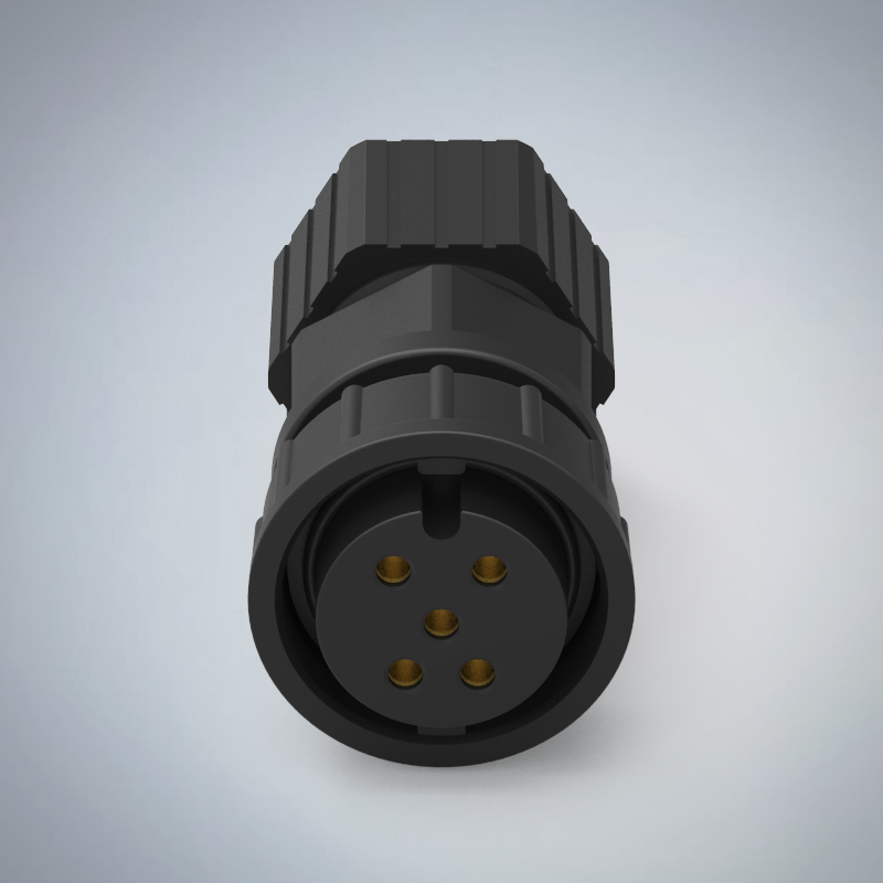D SIZE-5P(F)快鎖半牙組裝式防水連接器_HGF2-DS05P-161-11