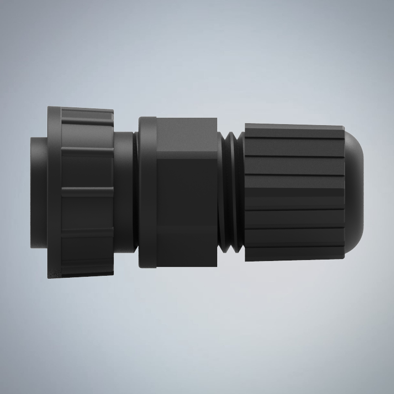 D SIZE-7P(F)快鎖半牙組裝式防水連接器_HGF2-DS07P-13-11