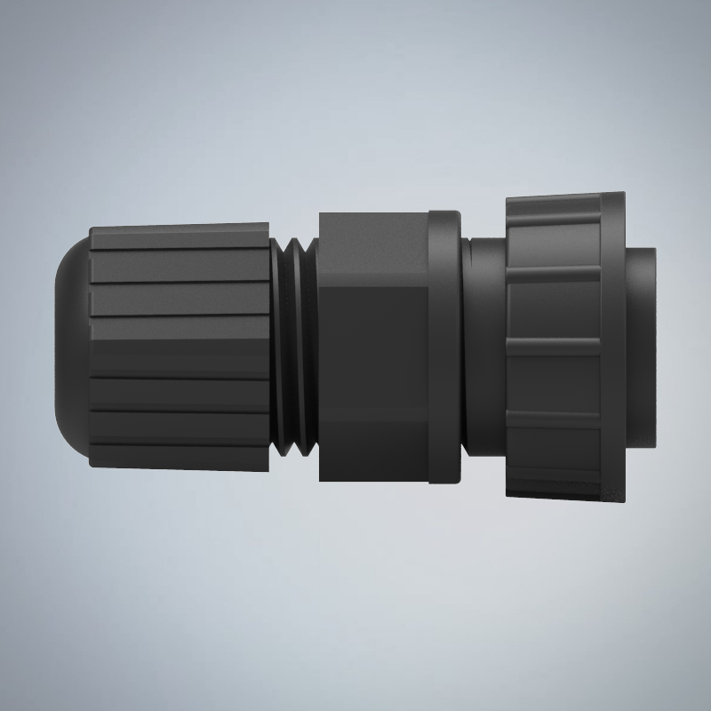 D SIZE-7P(F)快鎖半牙組裝式防水連接器_HGF2-DS07P-13-11