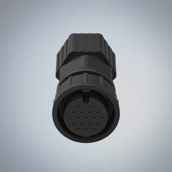 D SIZE-18P(F)快鎖半牙組裝式防水連接器_HGF2-DS18P-18-11