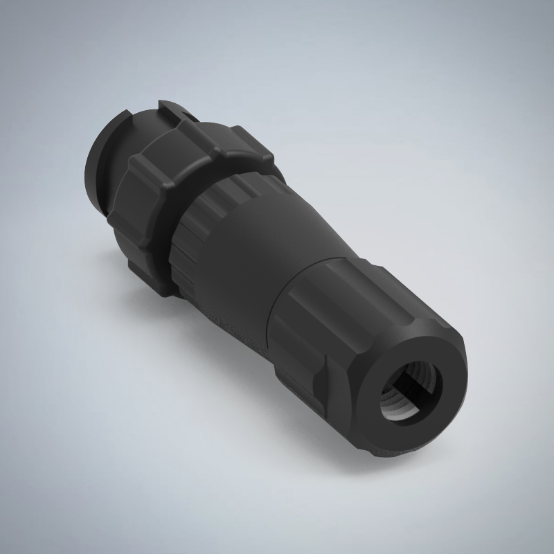 A SIZE-4P(M)快鎖半牙組裝式防水連接器_HGM2-AS04P-169-11