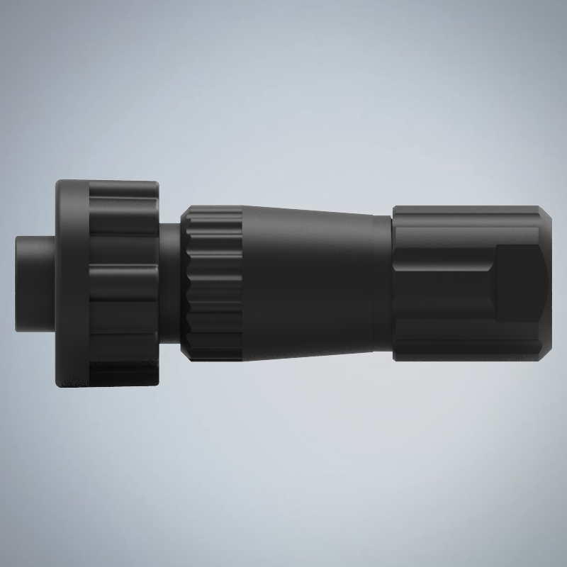 A SIZE-2P(F)快鎖半牙組裝式防水連接器_HGF2-AS02P-60-11