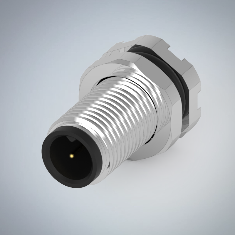 M5-2P(M)板端前鎖焊線式防水連接器_HGM2-M502P-32-11