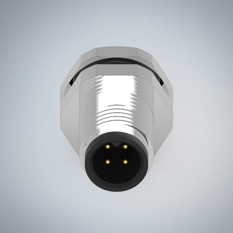 M5-4P(M)板端後鎖焊線式防水連接器_HGM2-M504P-151-11