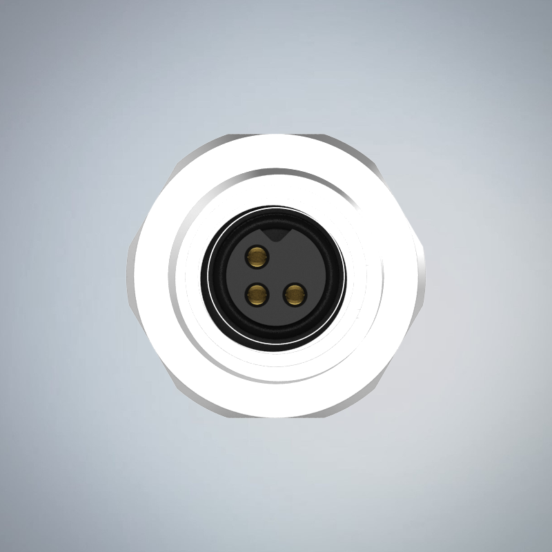 M5-3P(F)板端前鎖插板式防水連接器_HGF2-M503P-50-11