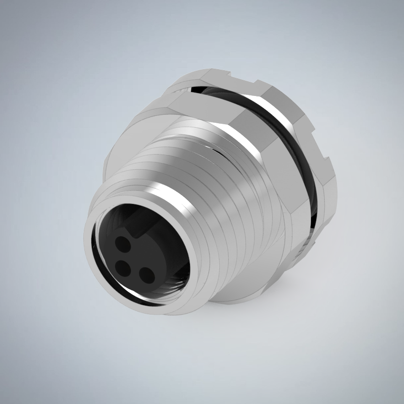 M5-3P(F)板端前鎖插板式防水連接器_HGF2-M503P-50-11