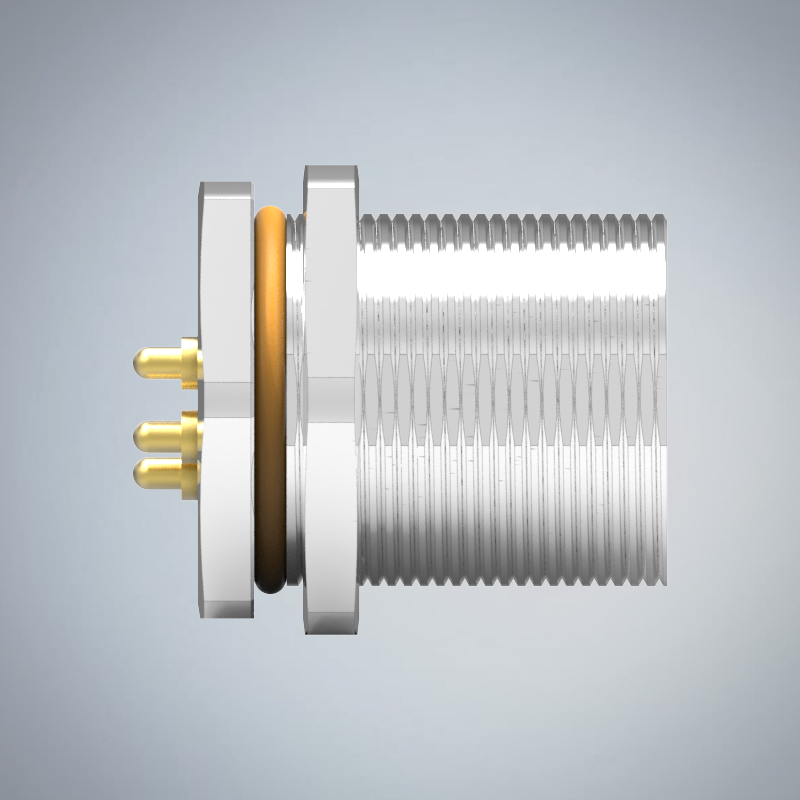 M23-5P(M)前鎖插板式(DIP3.0mm)防水連接器_HGM2-M2305P-57