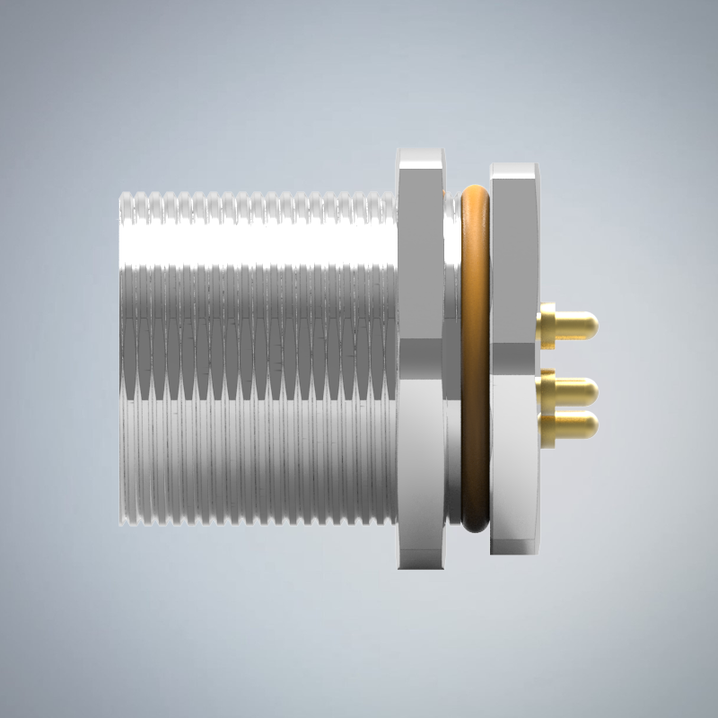 M23-5P(M)前鎖插板式(DIP3.0mm)防水連接器_HGM2-M2305P-57