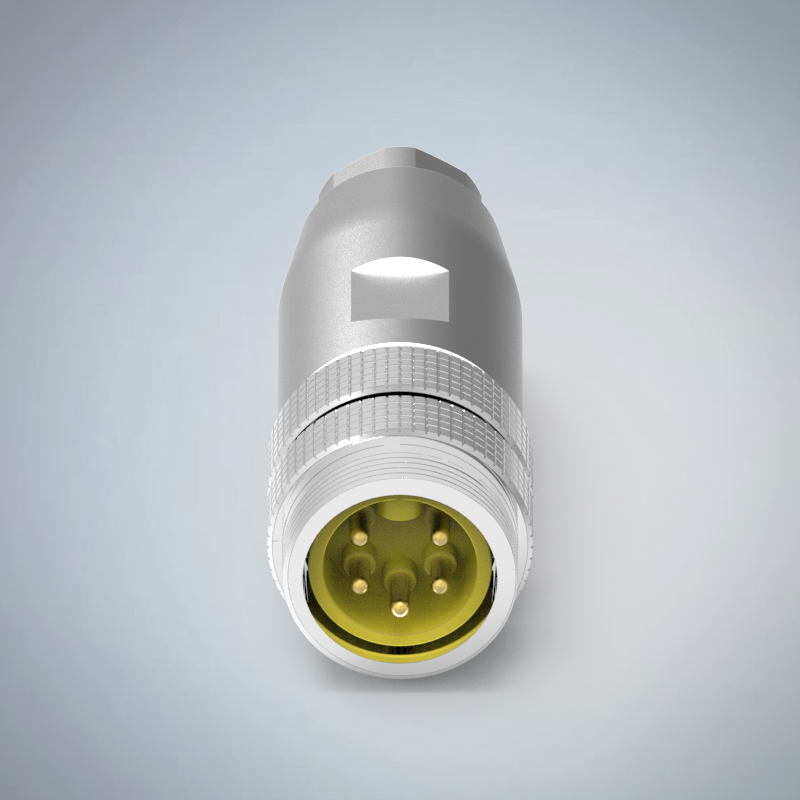 M23-5P(M)金屬組裝式防水連接器_HGM2-M2305P-109-11