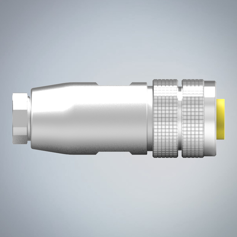 M23-5P(F)金屬組裝式防水連接器_HGF2-M2305P-117-11