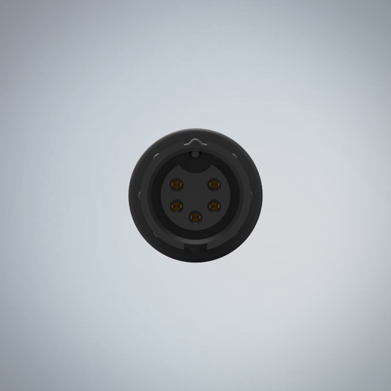 B SIZE-5P(M/F)快鎖半牙組裝式防水連接器(5A)_HGF2-BS05P-228-11