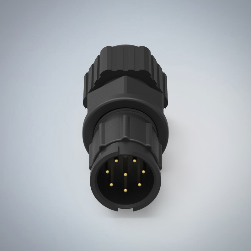 B SIZE-8P(M)快鎖半牙組裝式防水連接器(5A)_HGM2-BS08P-79-11