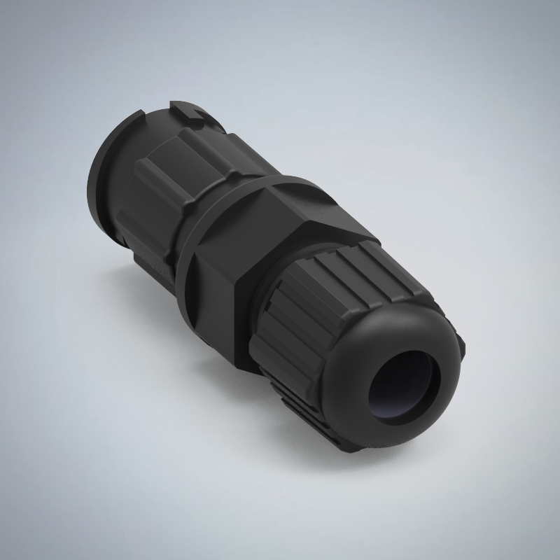 B SIZE-12P(M)快鎖半牙組裝式防水連接器(2A)_HGM2-BS12P-29-11