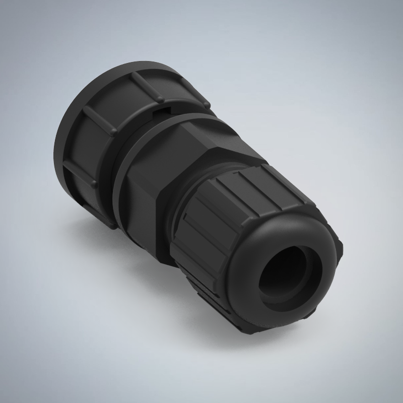 C SIZE-5P(F)快鎖半牙組裝式防水連接器(10A)_HGF2-CS05P-149-11
