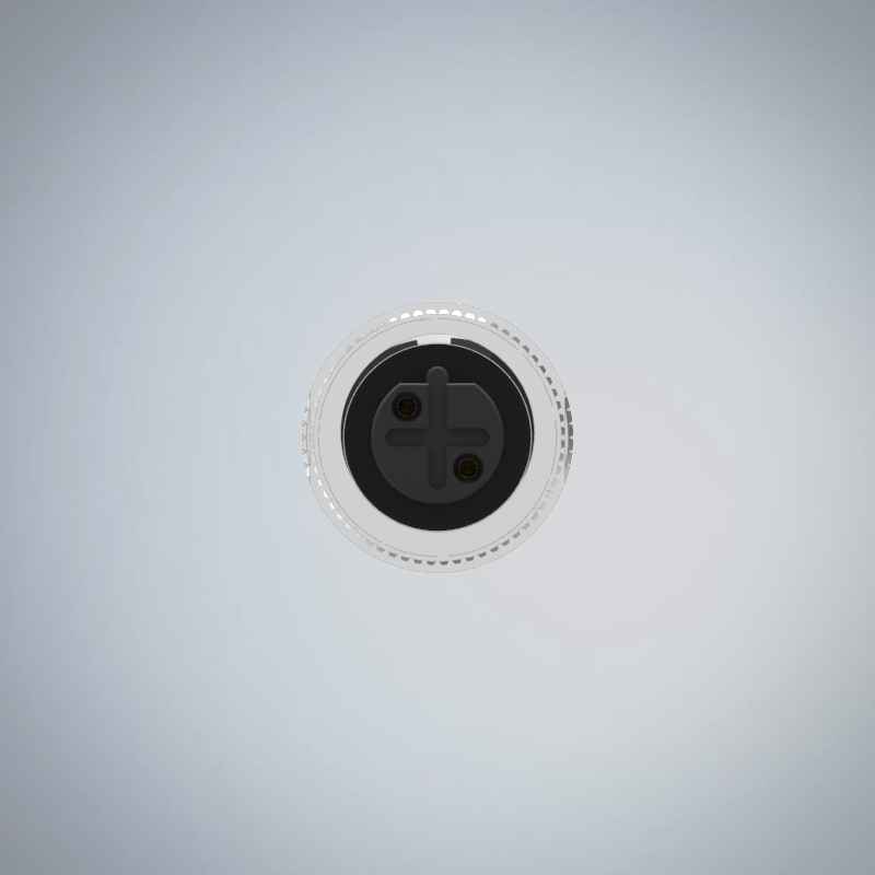 M12-2P(F)B CODE 金屬組裝式(左上右下)防水連接器_HGF2-M1202P-85-11