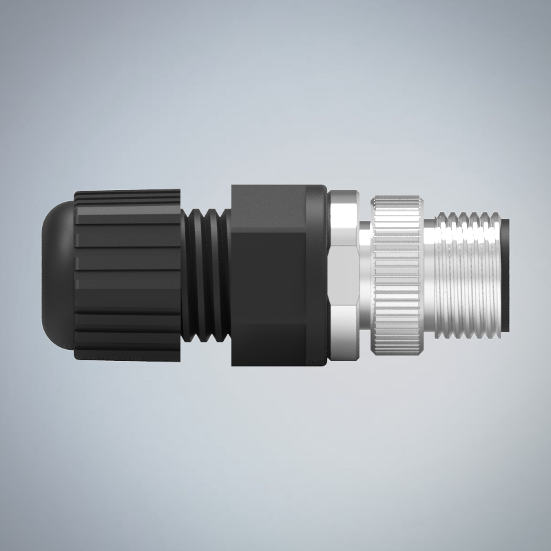 M12-3P(M)A CODE塑膠組裝式防水連接器(左塞孔)    _HGM2-M1203P-112-11