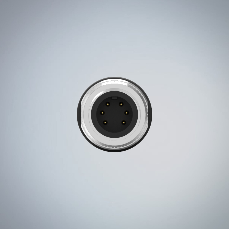 M12-6P(M)A CODE塑膠組裝式防水連接器(下塞孔)_HGM2-M1206P-68-11