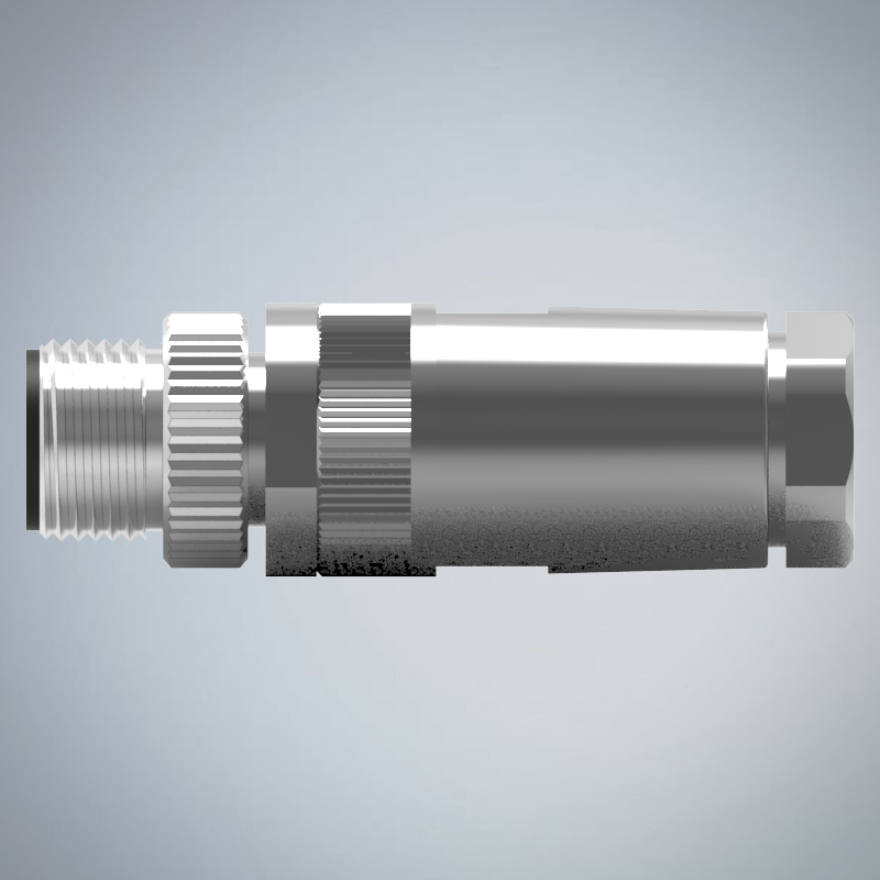 M12-7P(M)A CODE金屬組裝式防水連接器_HGM2-M1207P-07-11