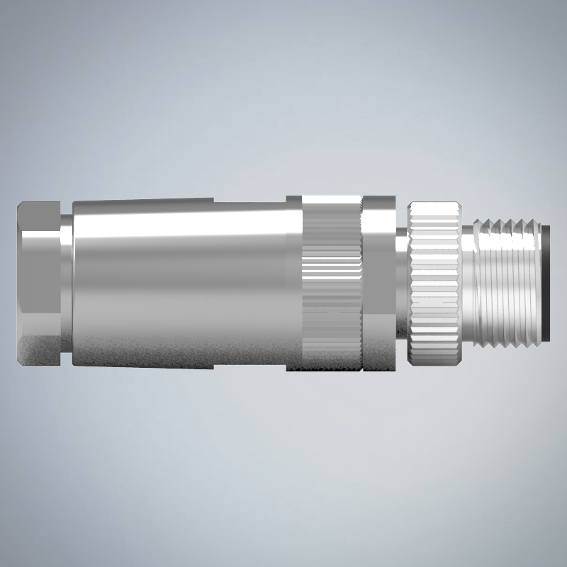 M12-7P(M)A CODE金屬組裝式防水連接器_HGM2-M1207P-07-11