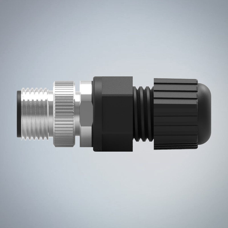 M12-12P(M)A CODE塑膠組裝式防水連接器_HGM2-M1212P-33-11
