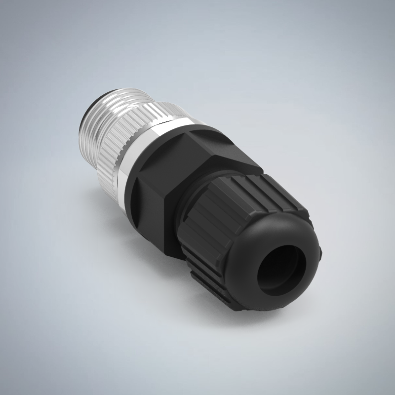 M12-12P(M)A CODE塑膠組裝式防水連接器_HGM2-M1212P-33-11