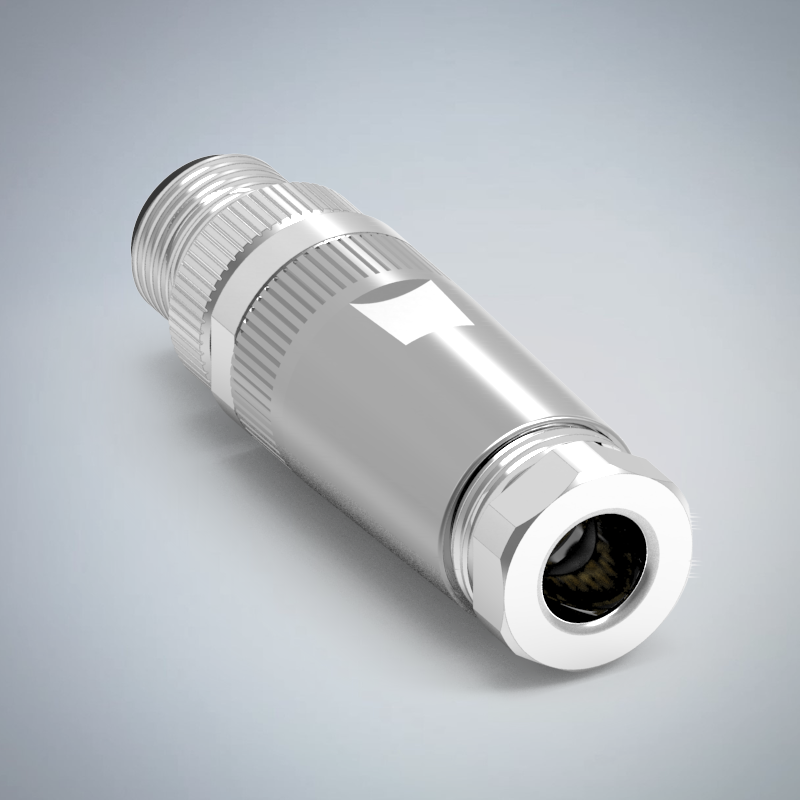 M12-17P(M)A CODE金屬組裝式防水連接器_HGM2-M1217P-07-11