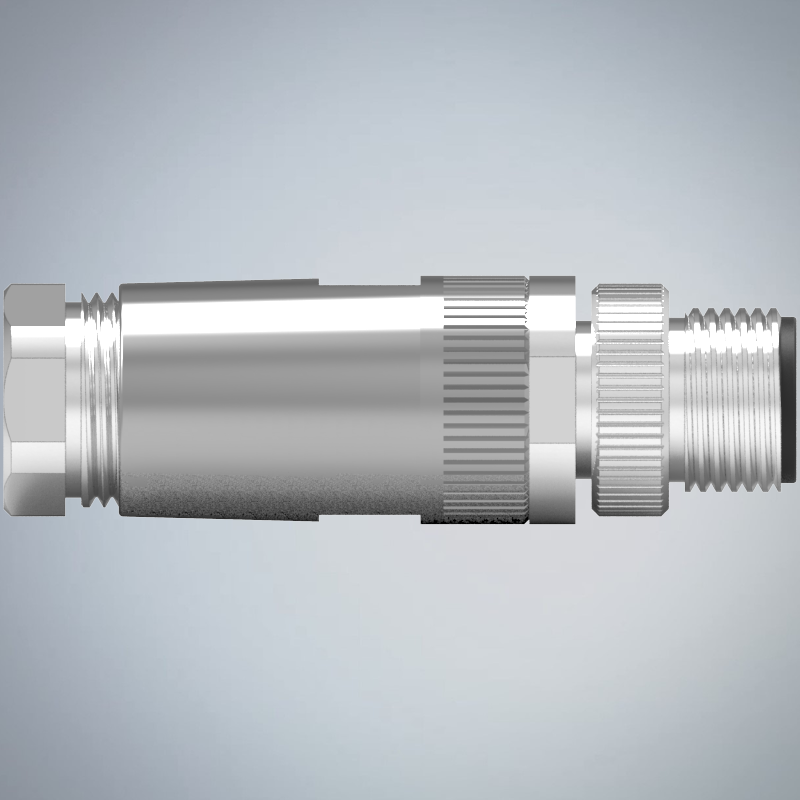 M12-17P(M)A CODE金屬組裝式防水連接器_HGM2-M1217P-07-11