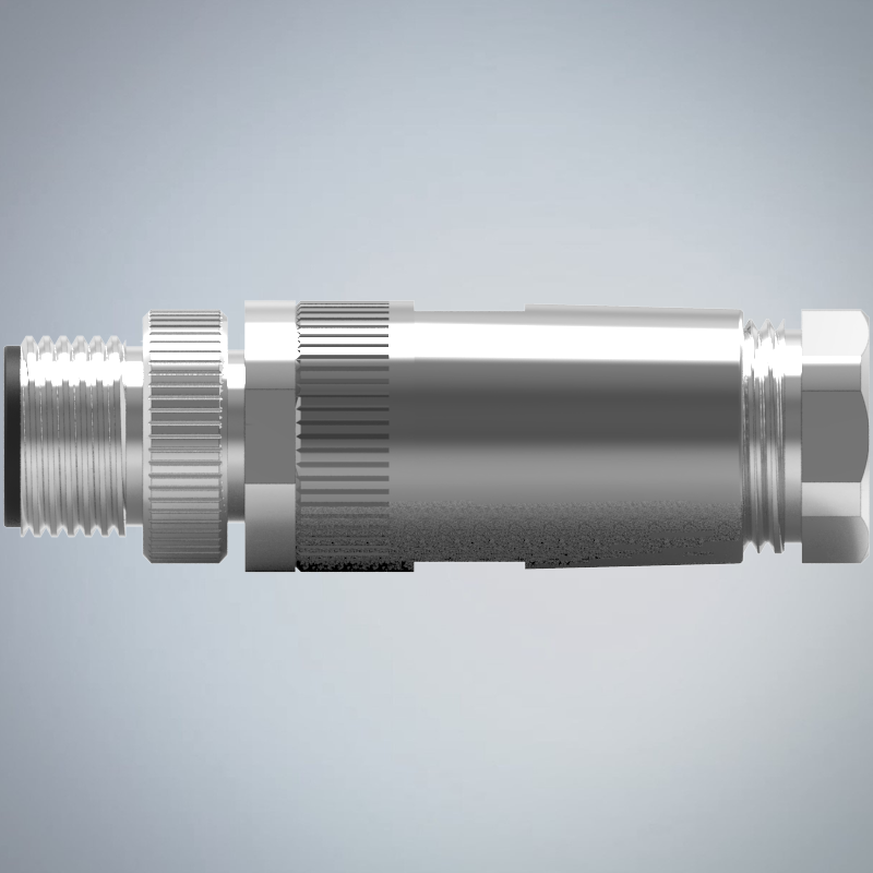 M12-17P(M)A CODE金屬組裝式防水連接器_HGM2-M1217P-07-11